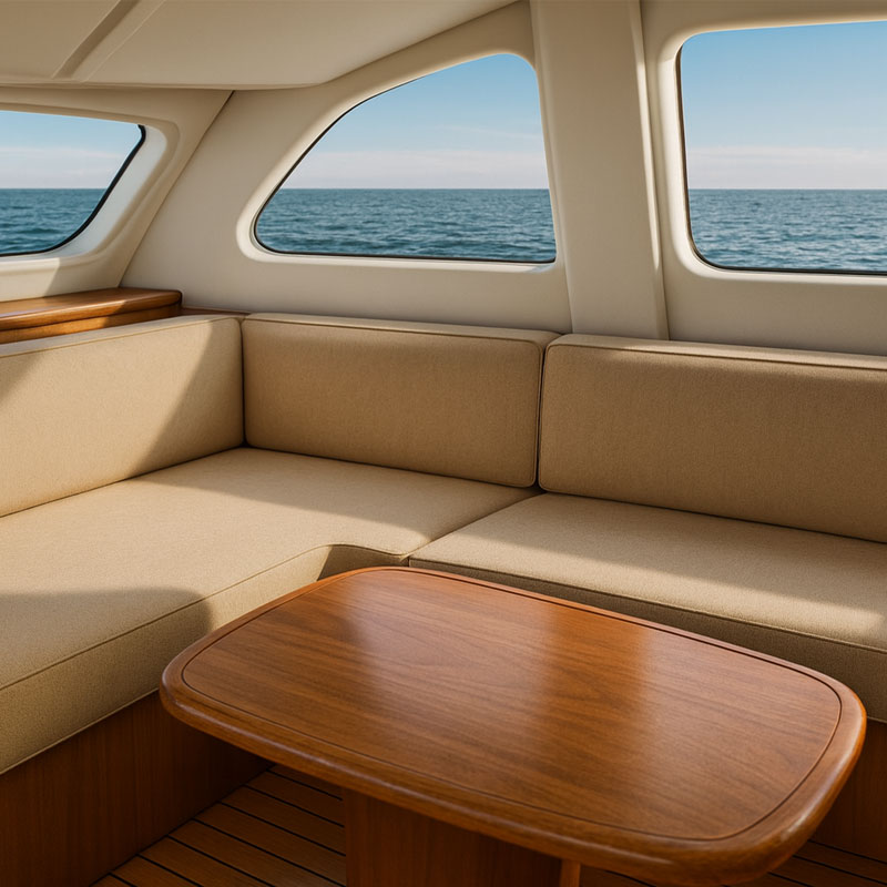 船舶・ヨット・クルーザーのクッション交換用ウレタン｜工場直販オーダー加工