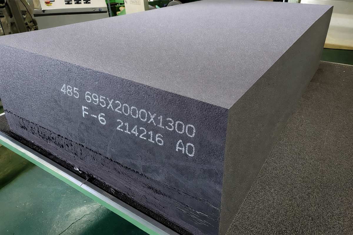 カームフレックスF-6 吸音材のウレタン原反ブロック（グレー）